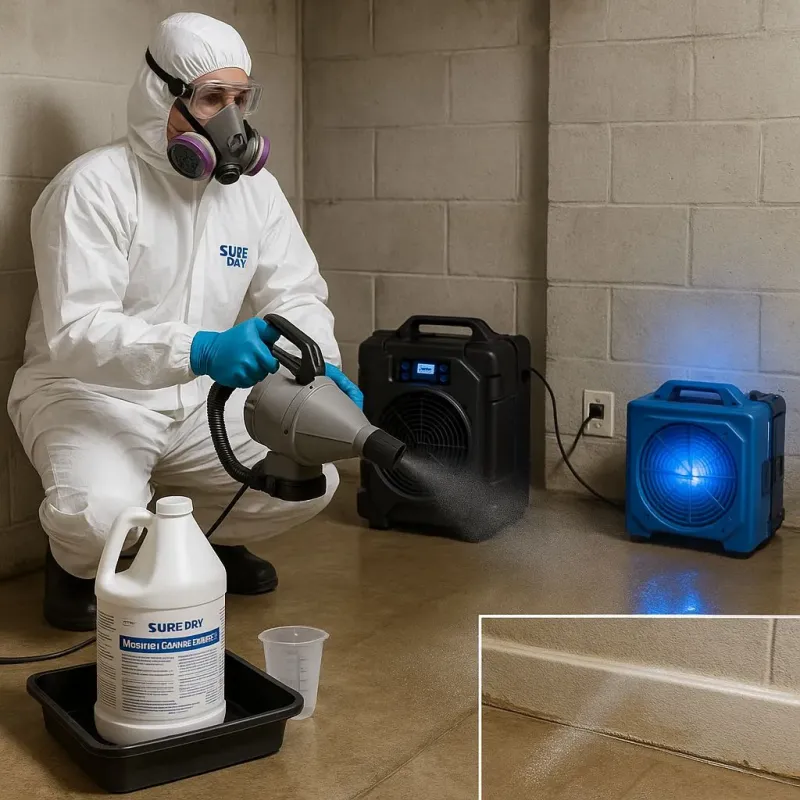 Sanitization and Odor Removal process in Indian Harbour Beach, FL